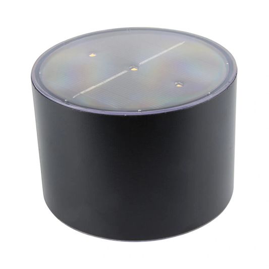 Solar LED wandlamp op zonne energie Sven rond - Voordeelset van 2 stuks