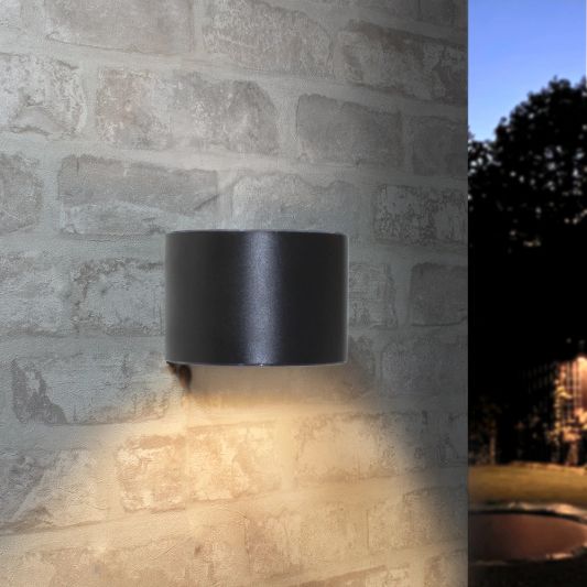 Solar LED wandlamp op zonne energie Sven rond