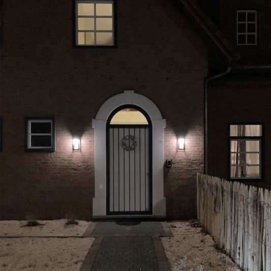 Solar LED wandlamp Svea op zonne energie