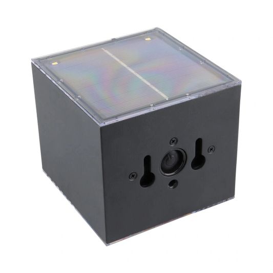 Solar LED wandlamp up downlight Emme recht - Voordeelset van 2 stuks