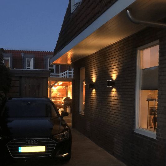 Solar LED wandlamp up downlight Sverre rond