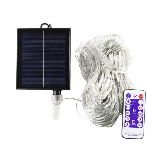 Solar lichtnet Dasher - Solar feestverlichting - warm wit licht