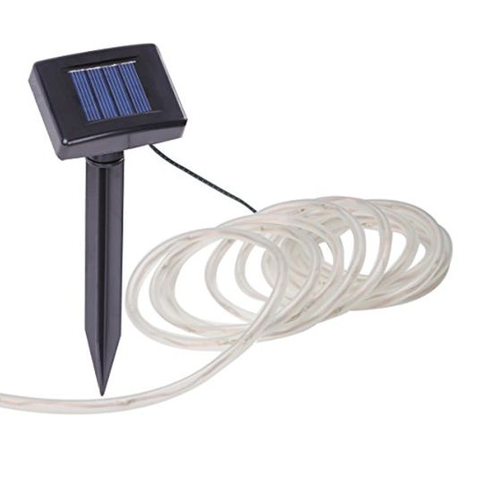 Solar lichtslang Rope met los solarpaneel Buiten ledstrip op zonne energie