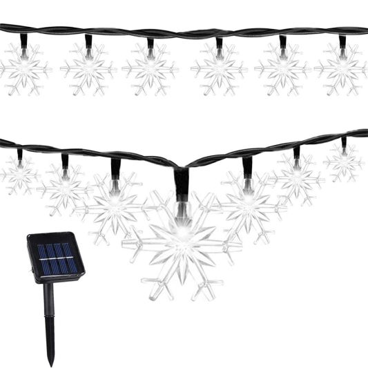 Solar lichtslinger Blitzen sneeuwvlokjes 20 leds