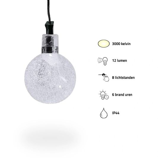 Solar kerstslinger Bubble