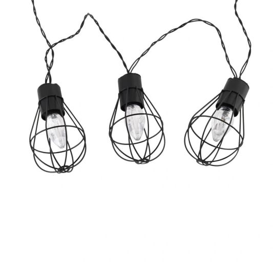 Solar kerstslinger Freya met 10 warm witte led lampen