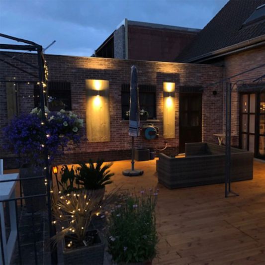 Solar lichtsnoer Twinkle met 100 leds in koperdraad