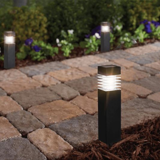 Solar priklamp Condor met warm wit licht voordeelset van 4