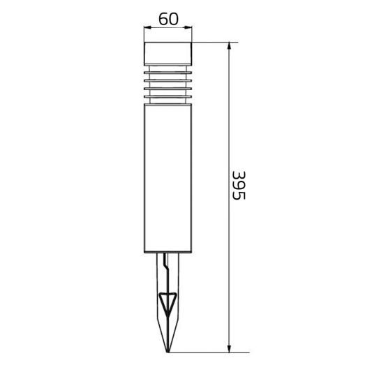 Solar priklamp Condor met warm wit licht set van 2