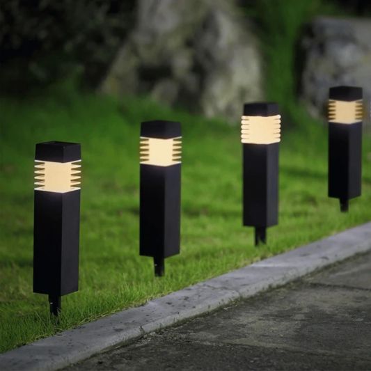 Solar priklamp Condor met warm wit licht voordeelset van 4