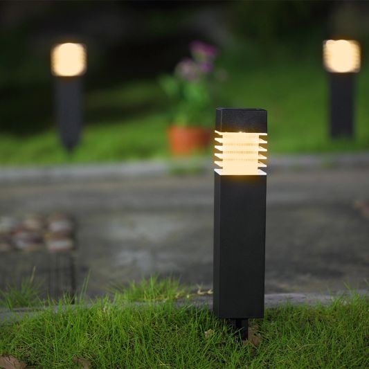 Solar priklamp Condor met warm wit licht voordeelset van 4