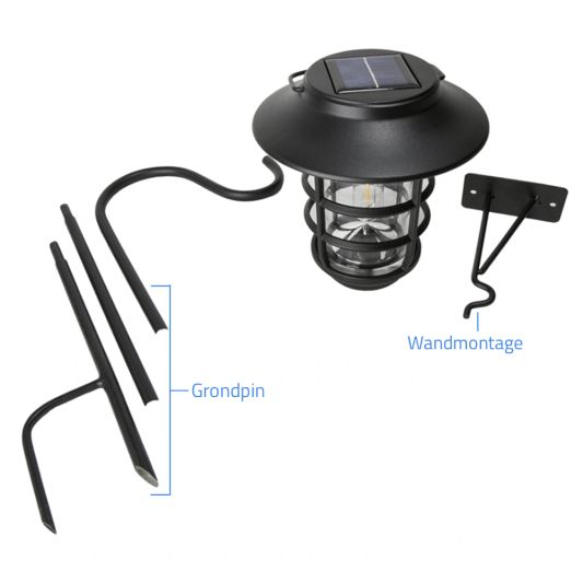 Solar priklamp en tafellamp Sting