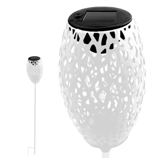 Solar priklamp Fairy White met schemersensor