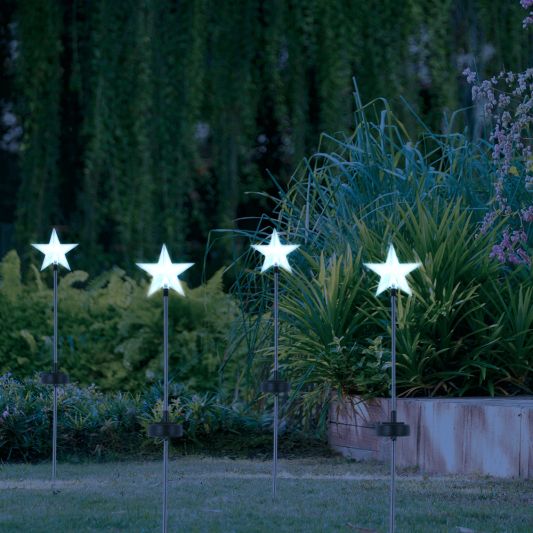 Solar priklamp Star ster grondspies