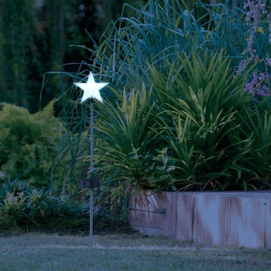 Solar priklamp Star ster grondspies