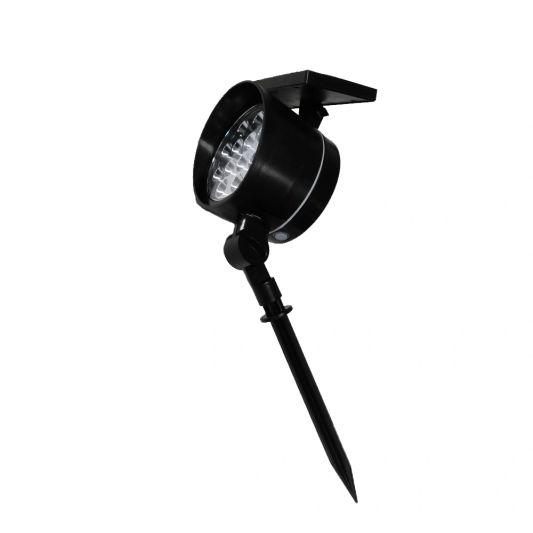 Solar spot Flood voor wandmontage of grondspies - buitenlamp op zonne energie