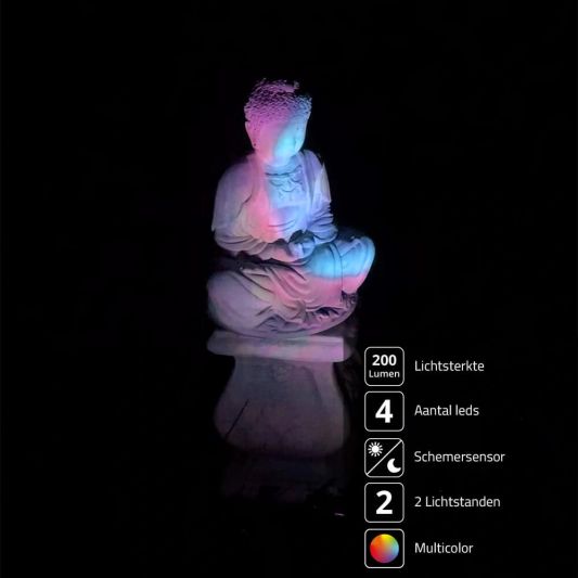 Solar spot Highlight RGB multicolor voor wandmontage of grondspies