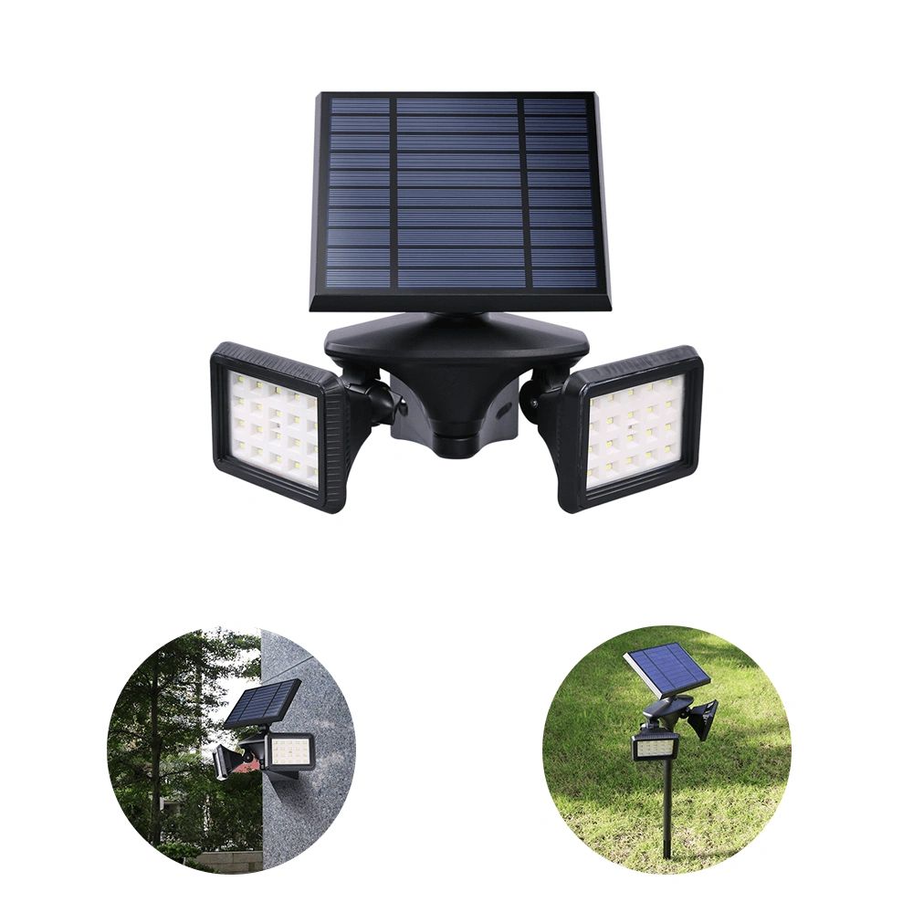 het beleid Carrière Duplicatie Solar LED spot Pulse II op zonne energie met grondpen en wandmontage -  SolarlampKoning