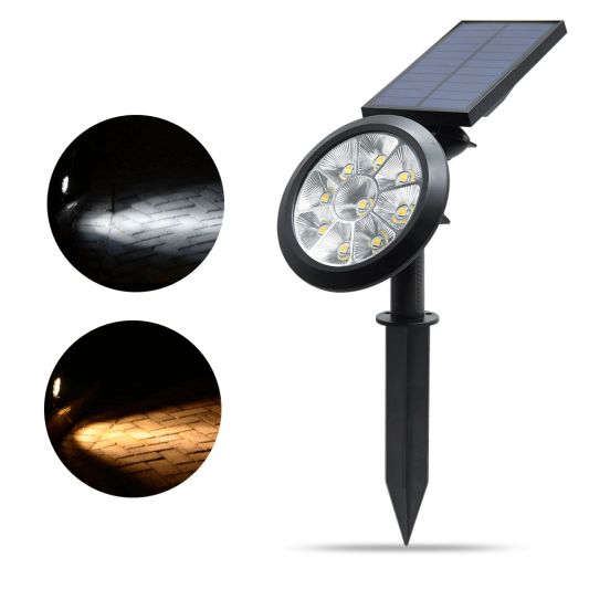 Solar spot Sunny Dual White tuinspot met grondspies - 4 stuks