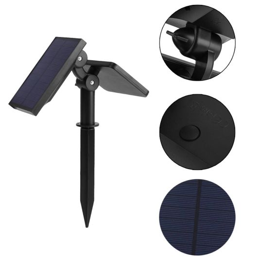 Solar spot Underground voor wandmontage of grondspies - Tuinspot op zonne energie