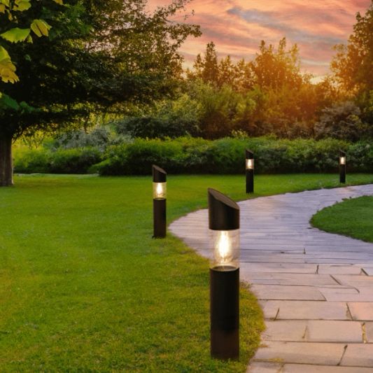 Solar staande lamp Ivar - Set van 2