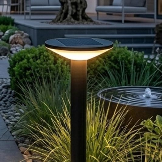 Solar staande lamp Lyon - USB-C oplaadbaar - Met bewegingssensor