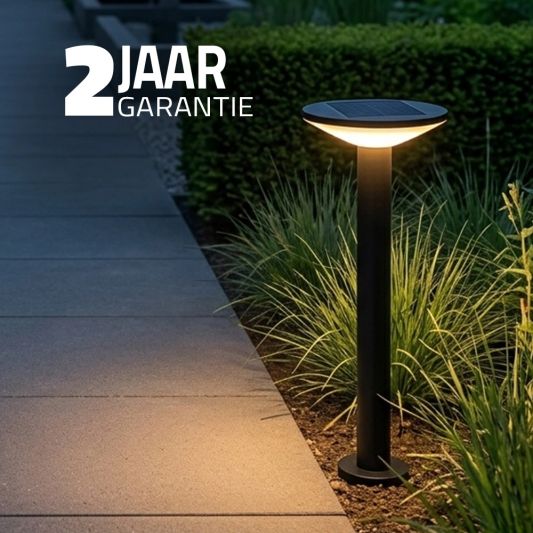Solar staande lamp Lyon - USB-C oplaadbaar - Met bewegingssensor
