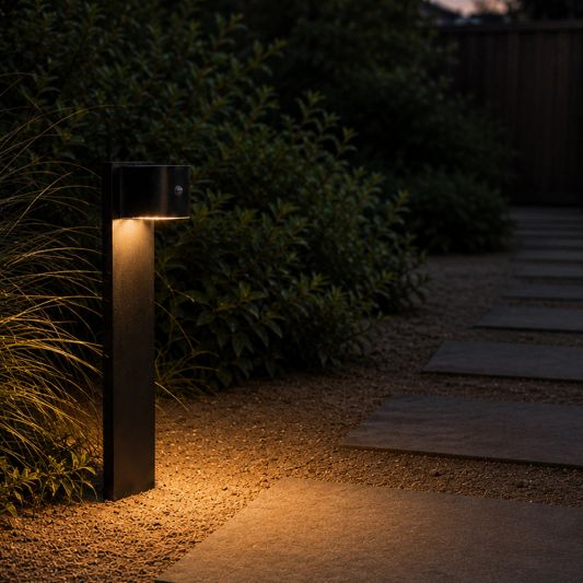Solar staande lamp Sven op zonne-energie - Tuinlamp met schemer- en bewegingssensor