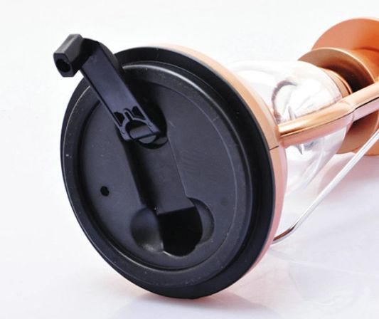 Solar storm windlicht oil op zonne energie kleur brons set van 3 stuks