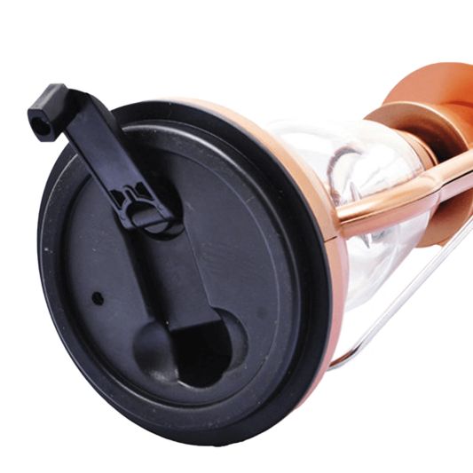 Solar storm windlicht OiL Op zonne energie kleur brons