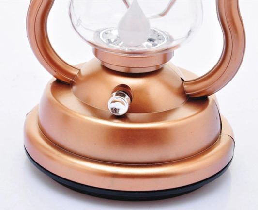 Solar storm windlicht oil op zonne energie kleur brons set van 3 stuks