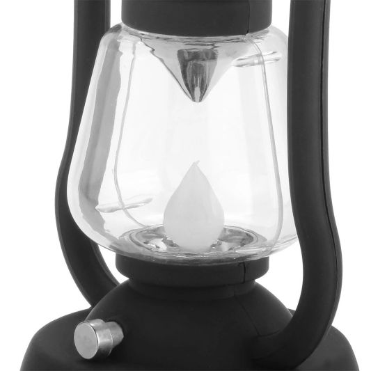 Solar storm windlicht OiL op zonne energie kleur zwart (set van 3 stuks)