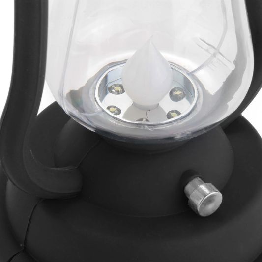 Solar storm windlicht OiL op zonne energie kleur zwart (set van 3 stuks)