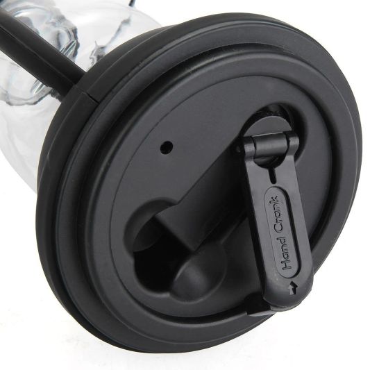 Solar storm windlicht OiL op zonne energie kleur zwart (set van 3 stuks)