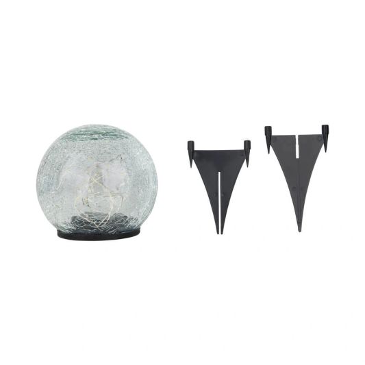 Solar tafel- en priklamp Comet met warm wit licht - 30 ledjes op zonne-energie