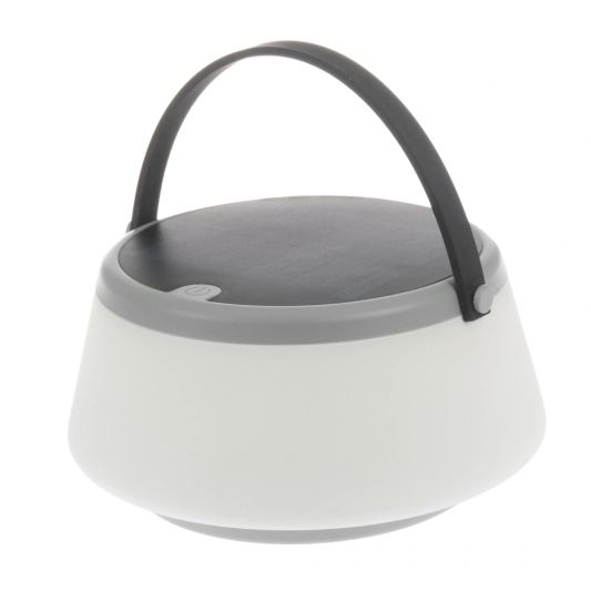 Solar tafellamp Malmo op zonne energie grijs