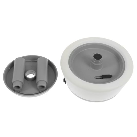 Solar tafellamp Malmo op zonne energie grijs