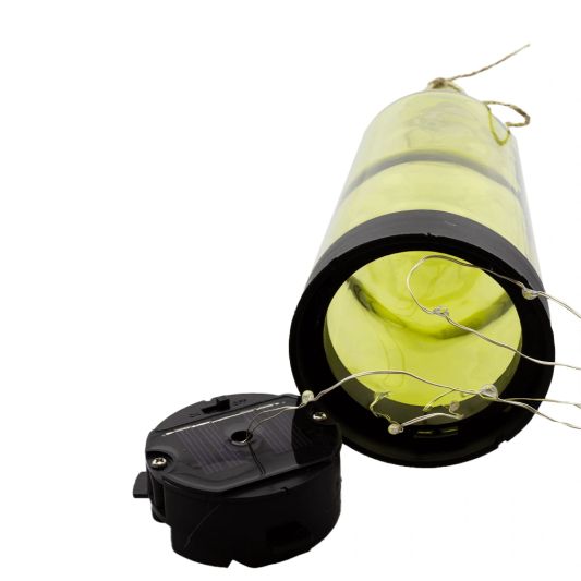 Solar tafellamp Vino Lime green op zonne energie