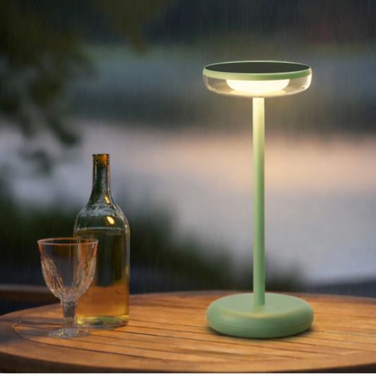 Solar tafellamp Vita - touch dimbaar in warm wit - Groen