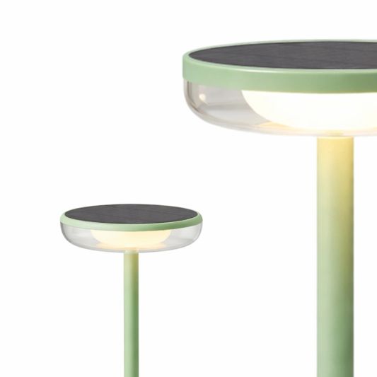Solar tafellamp Vita - touch dimbaar in warm wit - Groen