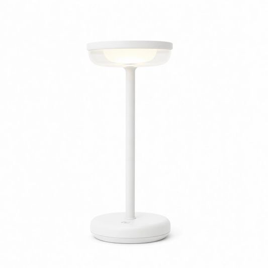 Solar tafellamp Vita - touch dimbaar in warm wit - Wit