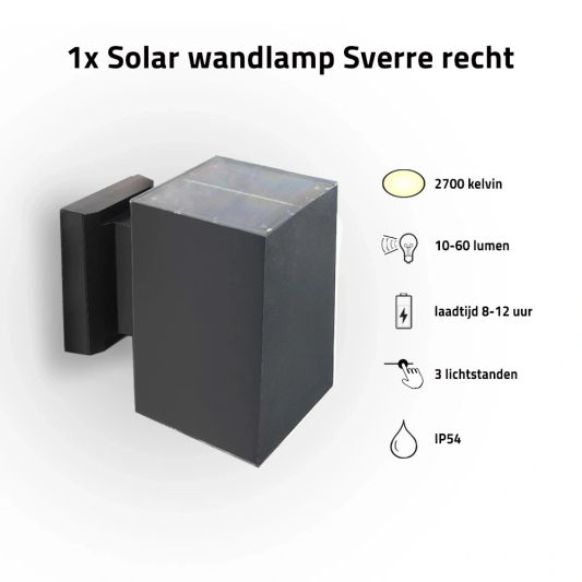Solar tuinverlichtingsset | Compleet pakket voor uw balkon | 4-delig