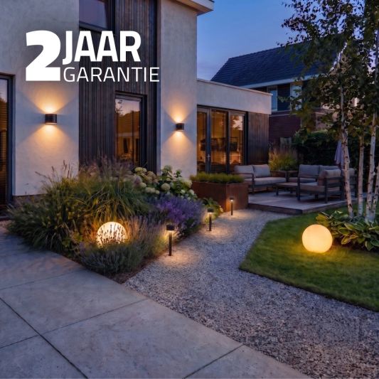 Solar tuinverlichtingsset | Compleet pakket voor uw tuin I | 7-delig