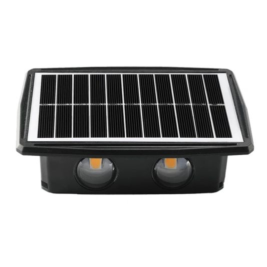 Solar up down wandlamp Njord met warm wit licht - Voordeelset van 2