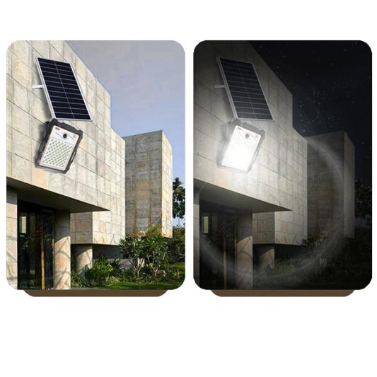 Solar veiligheidslamp Focus met camera en los zonnepaneel