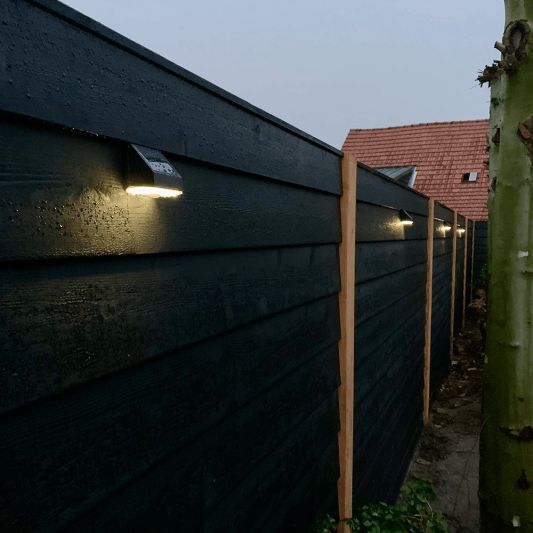 Solar Wandlamp Beam met schemer- en bewegingssensor op zonne-energie set van 2 stuks
