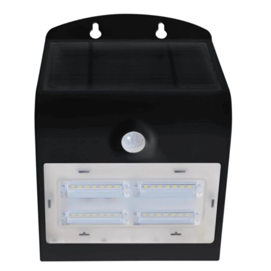 Solar wandlamp Carl II met bewegingsmelder op zonne-energie