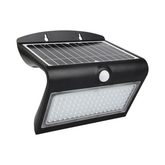 Solar wandlamp Carl III met bewegingssensor op zonne-energie