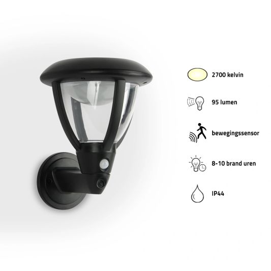 Solar wandlamp Daisy