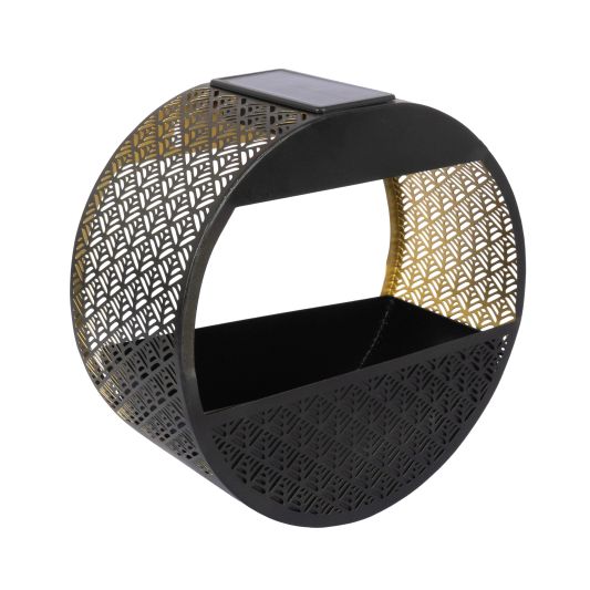 Solar wandlamp Flor - Met plantenbakje - Rond